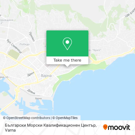 Карта Български Морски Квалификационен Център