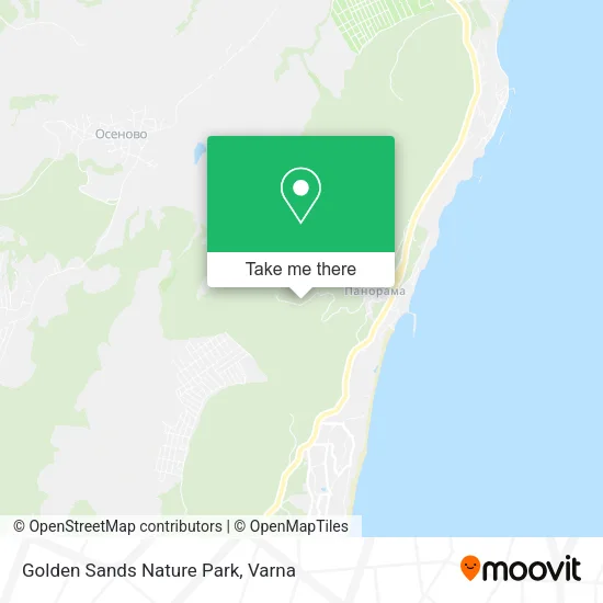 Карта Golden Sands Nature Park