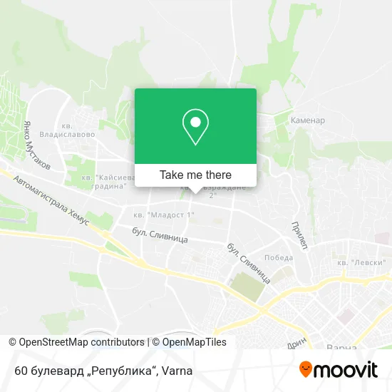 Карта 60 булевард „Република“