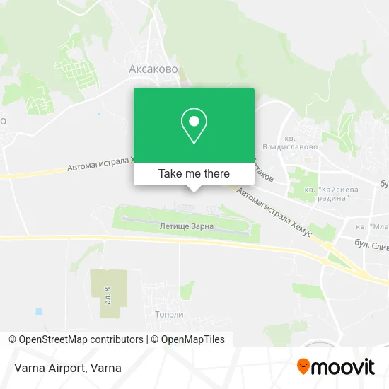 Карта Varna Airport