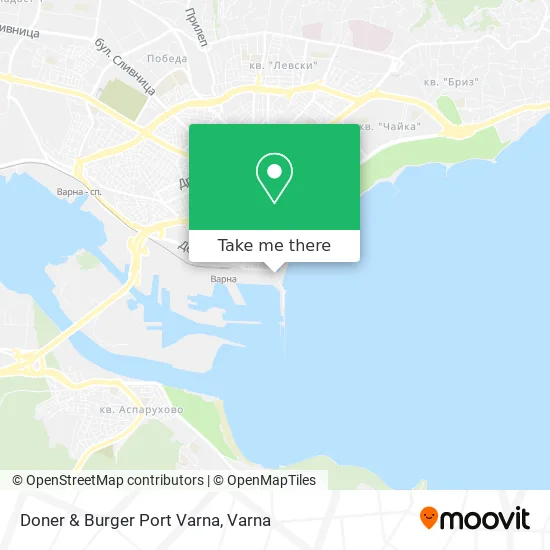 Карта Doner & Burger Port Varna