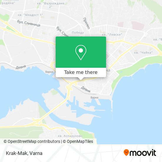 Krak-Mak map