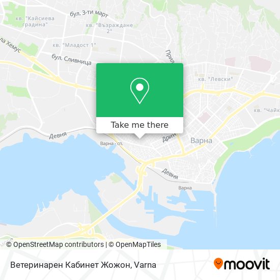 Ветеринарен Кабинет Жожон map