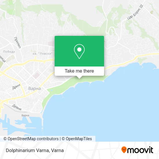 Карта Dolphinarium Varna