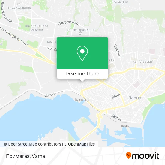 Карта Примагаз