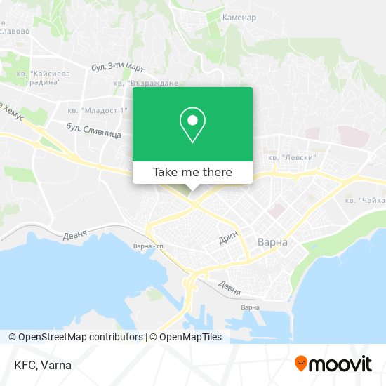 KFC map