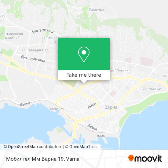Мобилтел Мм Варна 19 map