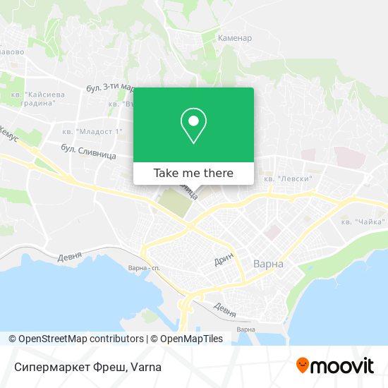 Сипермаркет Фреш map