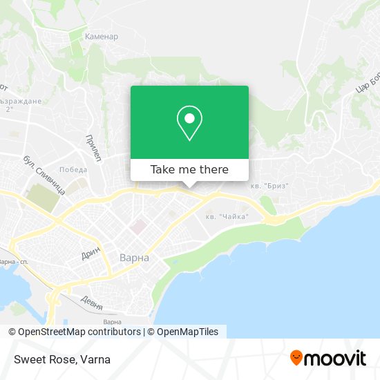 Sweet Rose map