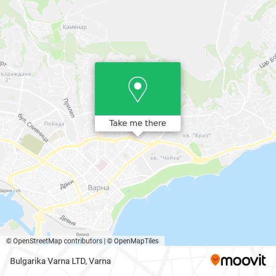 Bulgarika Varna LTD map