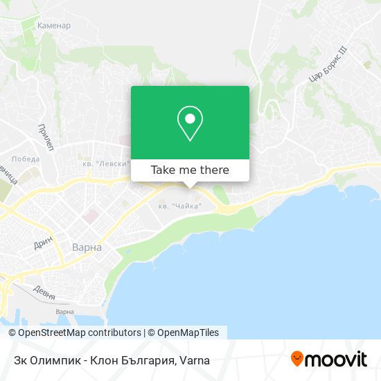 Зк Олимпик - Клон България map