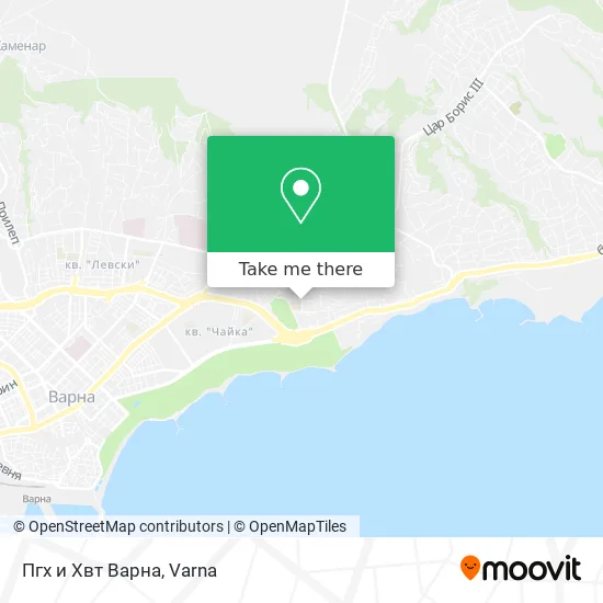 Карта Пгх и Хвт Варна