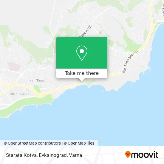 Карта Starata Kotva, Evksinograd