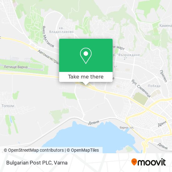 Bulgarian Post PLC map