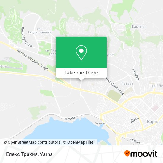 Елекс Тракия map