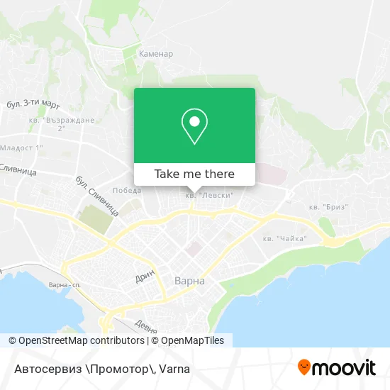 Карта Автосервиз \Промотор\
