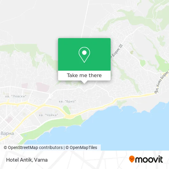 Карта Hotel Antik