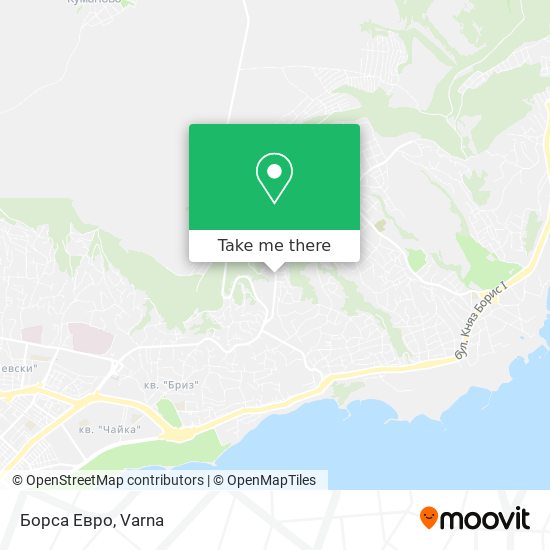 Борса Евро map