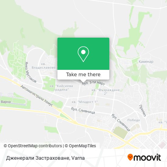 Дженерали Застраховане map