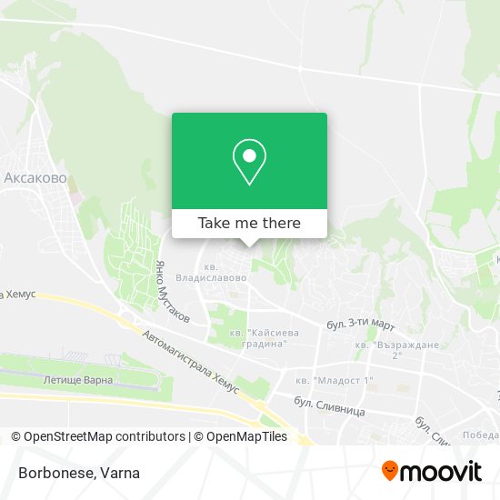 Borbonese map