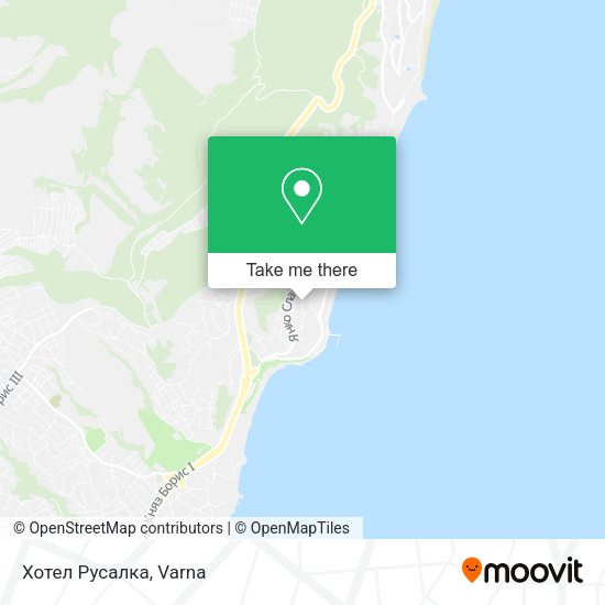 Карта Хотел Русалка