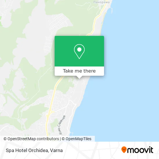 Карта Spa Hotel Orchidea