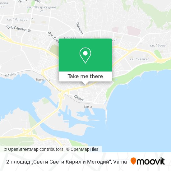 2 площад „Свети Свети Кирил и Методий“ map