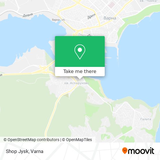 Shop Jysk map