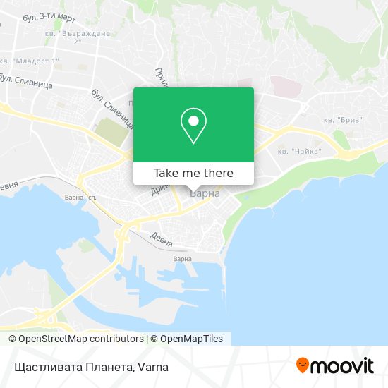 Щастливата Планета map