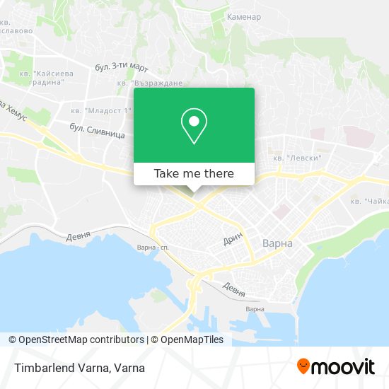 Timbarlend Varna map