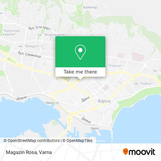 Magazin Rosa map