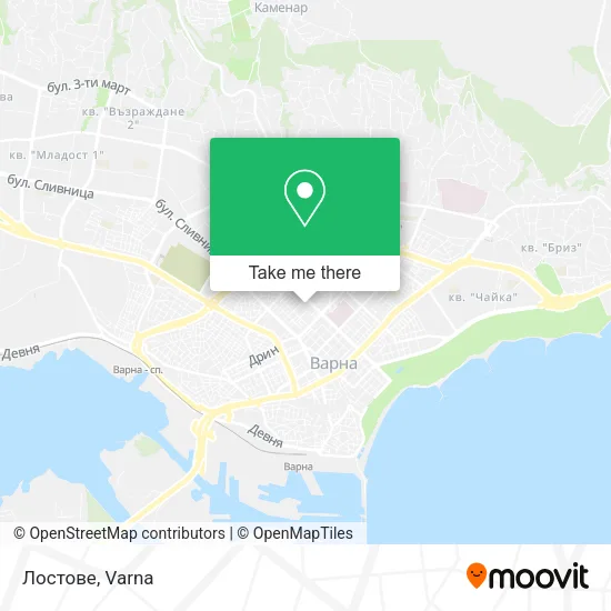 Карта Лостове