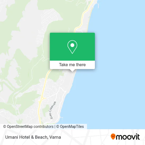 Карта Umani Hotel & Beach