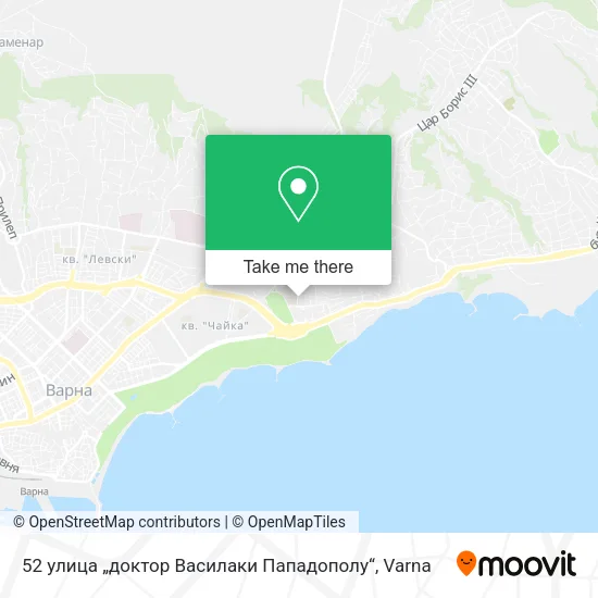 Карта 52 улица „доктор Василаки Пападополу“