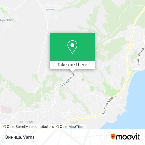 Виница map