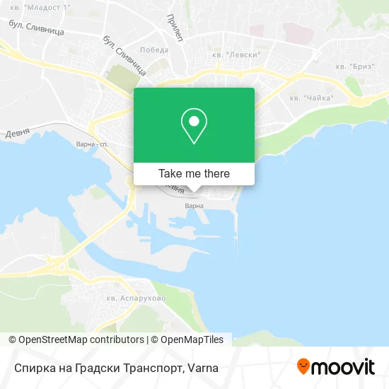 Карта Спирка на Градски Транспорт