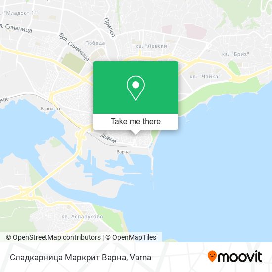 Сладкарница Маркрит Варна map