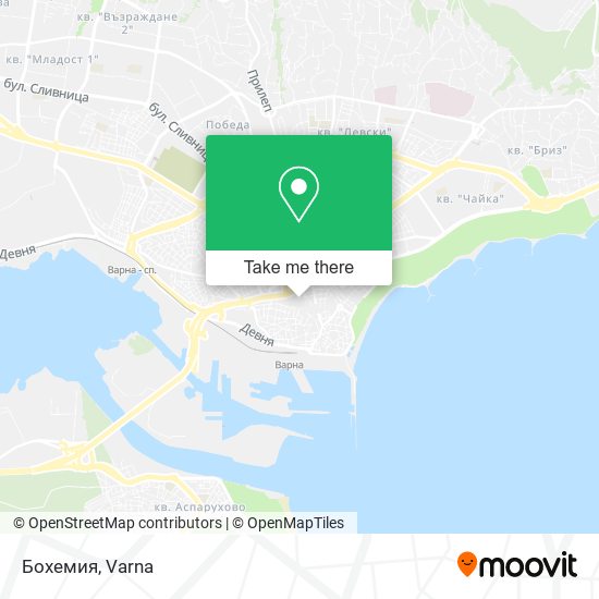 Бохемия map