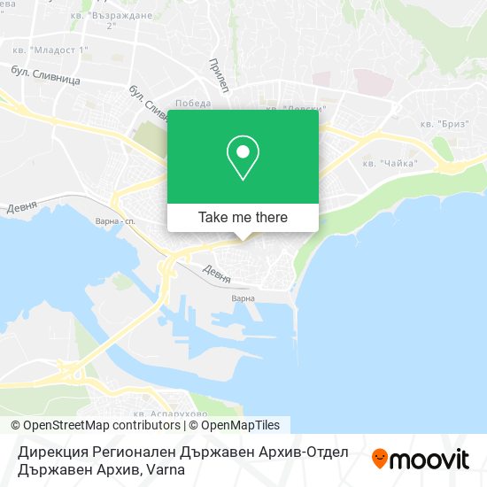 Дирекция Регионален Държавен Архив-Отдел Държавен Архив map