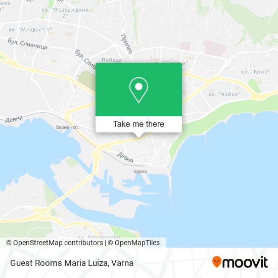 Guest Rooms Maria Luiza map