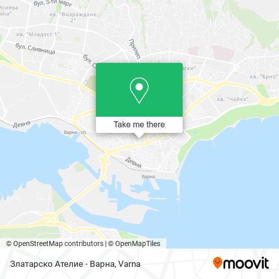 Златарско Ателие - Варна map
