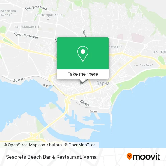 Карта Seacrets Beach Bar & Restaurant