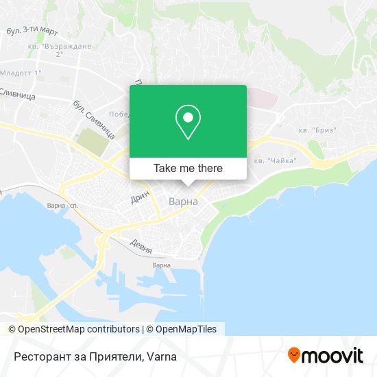 Ресторант за Приятели map