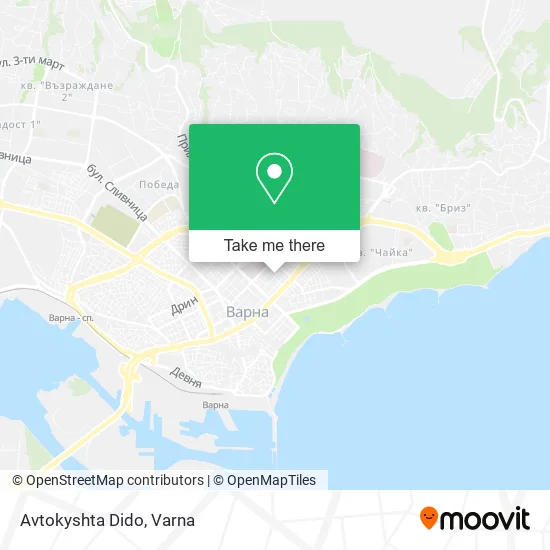 Карта Avtokyshta Dido