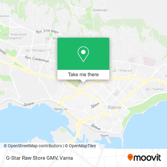 Карта G-Star Raw Store GMV