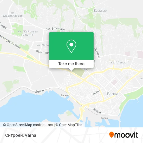 Карта Ситроен