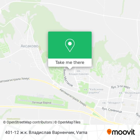 401-12 ж.к. Владислав Варненчик map