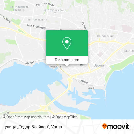Карта улица „Тодор Влайков“