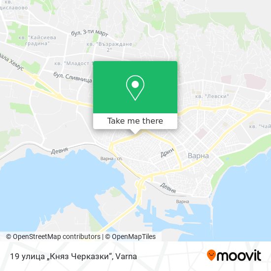 19 улица „Княз Черказки“ map