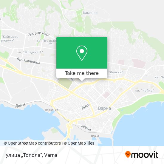 улица „Топола“ map